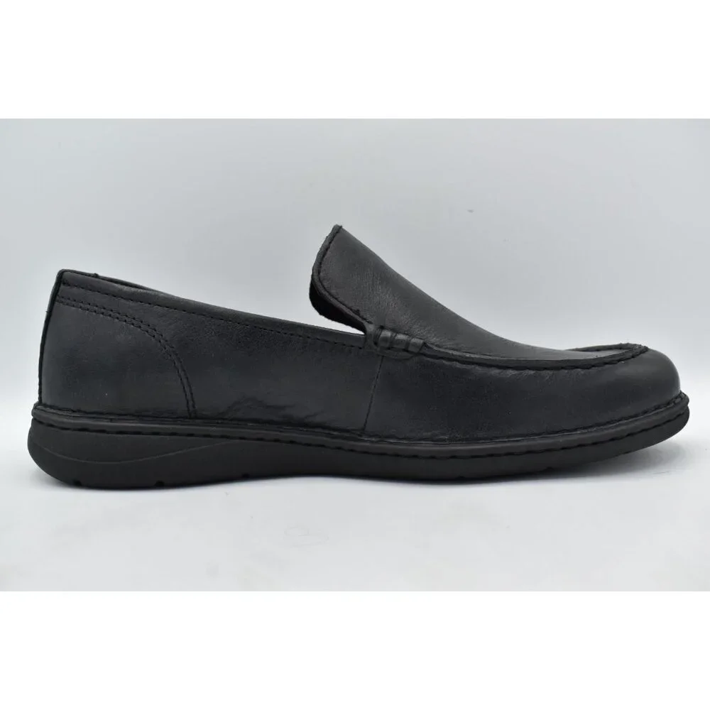 Born Mens Size‎ 10 Thaton Black Full Grain Leather Loafers Shoes